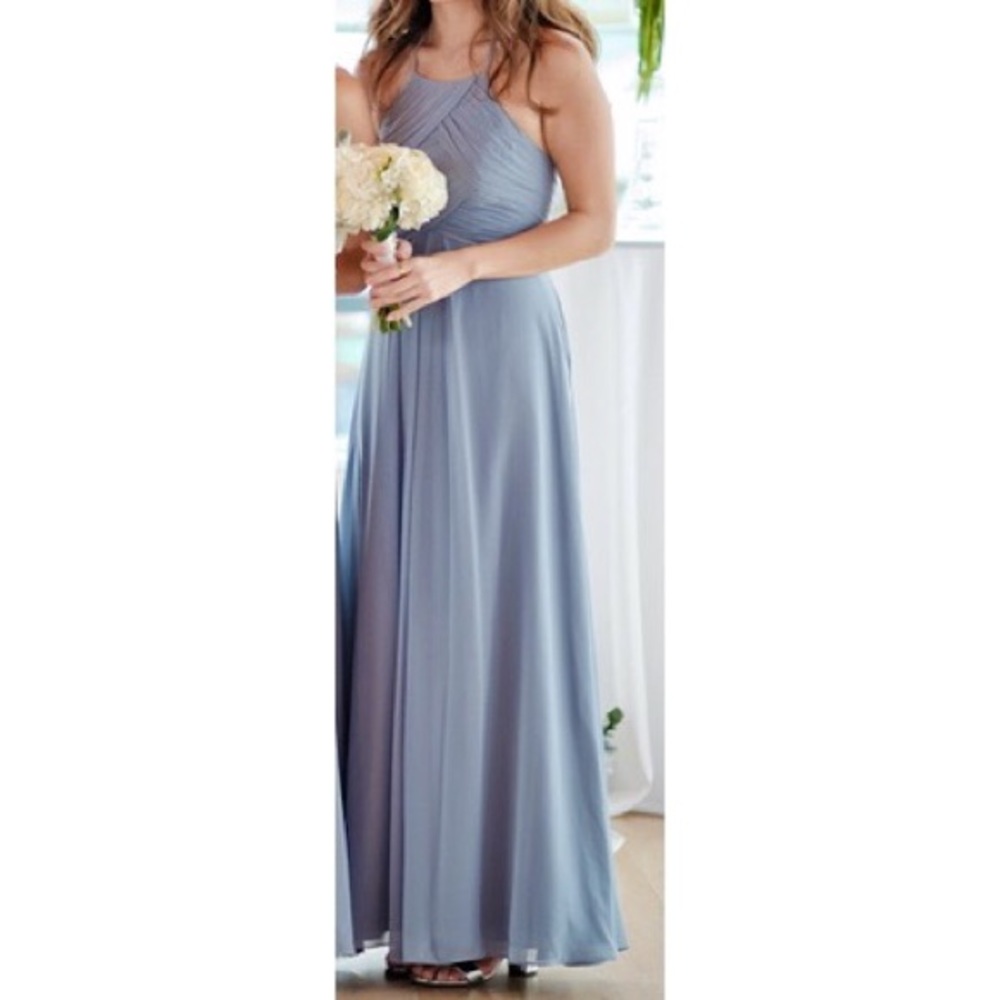 AZAZIE Ginger- bridesmaid dress in Dusty Blue